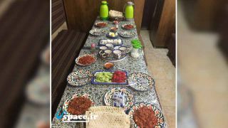 میز غذا اقامتگاه بوم گردی کوهستان - قلات - شیراز - فارس